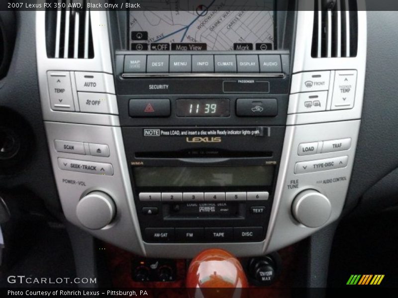 Black Onyx / Black 2007 Lexus RX 350 AWD