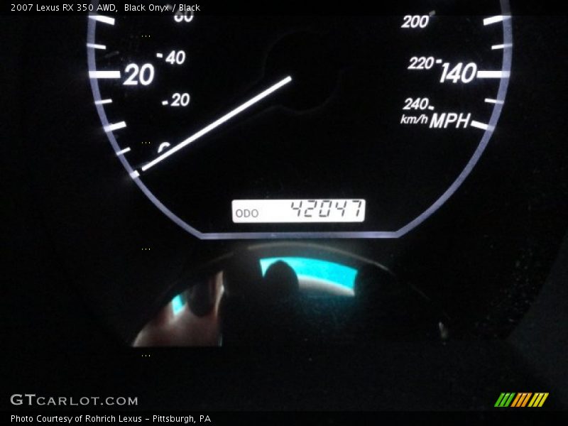 Black Onyx / Black 2007 Lexus RX 350 AWD