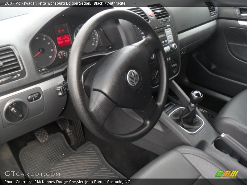 Black / Anthracite 2007 Volkswagen Jetta Wolfsburg Edition Sedan