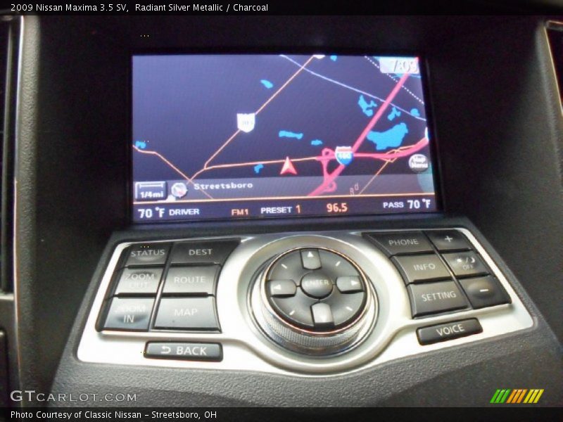 Radiant Silver Metallic / Charcoal 2009 Nissan Maxima 3.5 SV