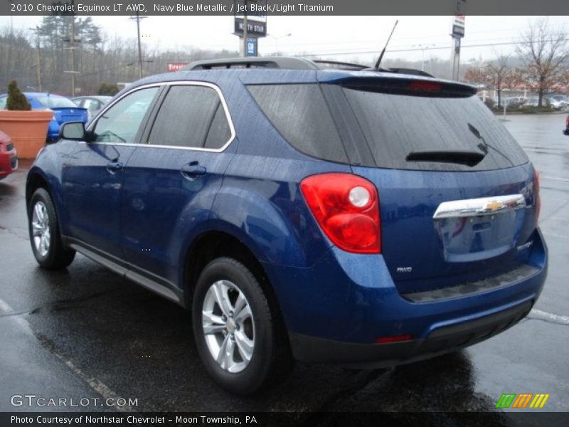 Navy Blue Metallic / Jet Black/Light Titanium 2010 Chevrolet Equinox LT AWD