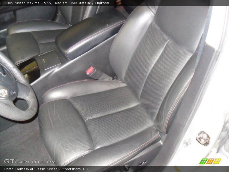 Radiant Silver Metallic / Charcoal 2009 Nissan Maxima 3.5 SV