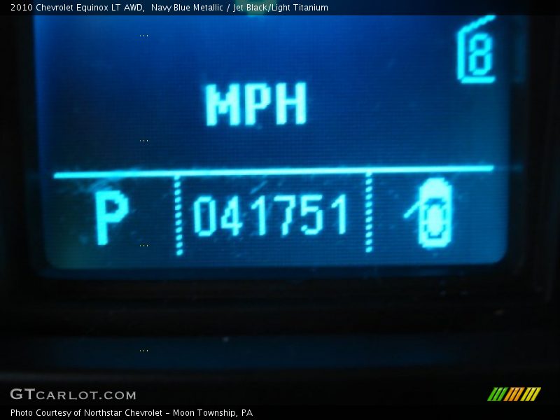 Navy Blue Metallic / Jet Black/Light Titanium 2010 Chevrolet Equinox LT AWD