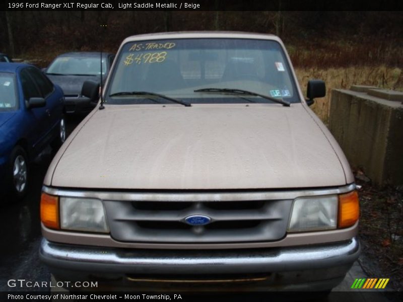 Light Saddle Metallic / Beige 1996 Ford Ranger XLT Regular Cab