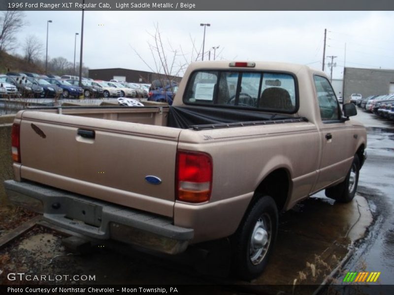 Light Saddle Metallic / Beige 1996 Ford Ranger XLT Regular Cab