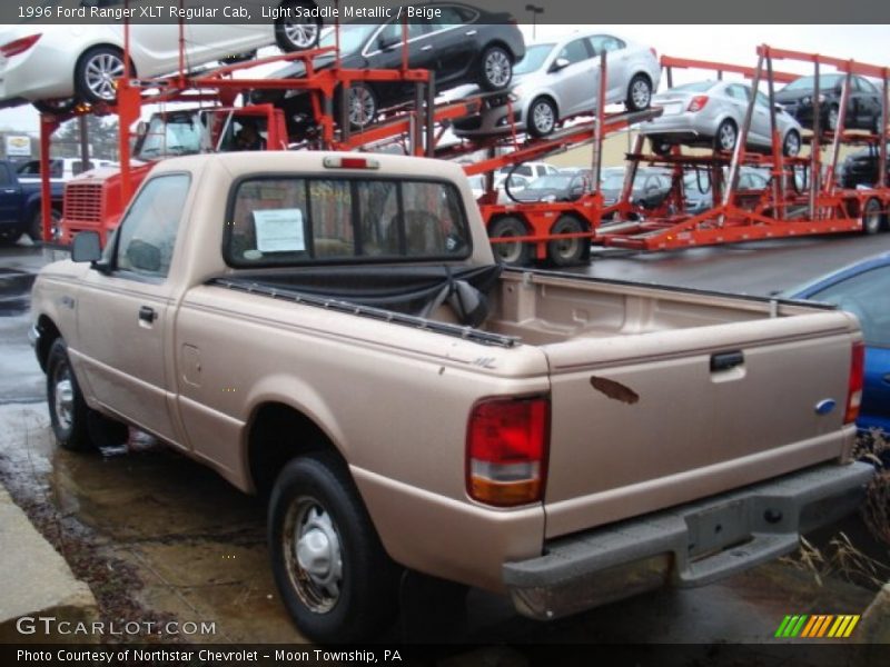 Light Saddle Metallic / Beige 1996 Ford Ranger XLT Regular Cab
