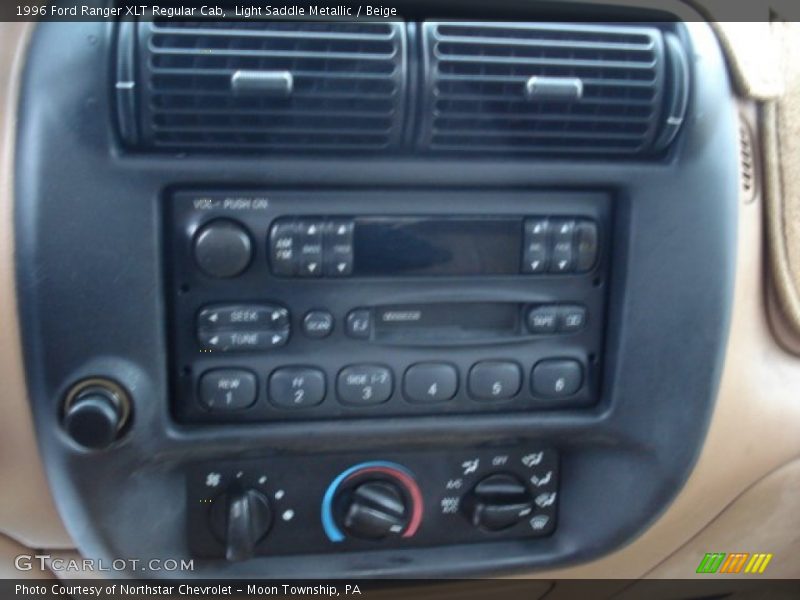 Light Saddle Metallic / Beige 1996 Ford Ranger XLT Regular Cab