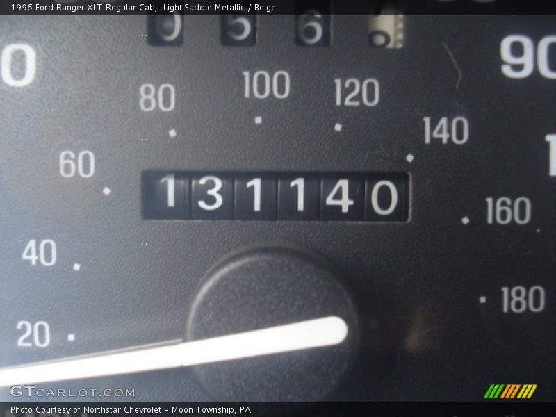 Light Saddle Metallic / Beige 1996 Ford Ranger XLT Regular Cab