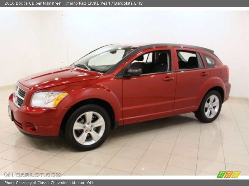 Inferno Red Crystal Pearl / Dark Slate Gray 2010 Dodge Caliber Mainstreet