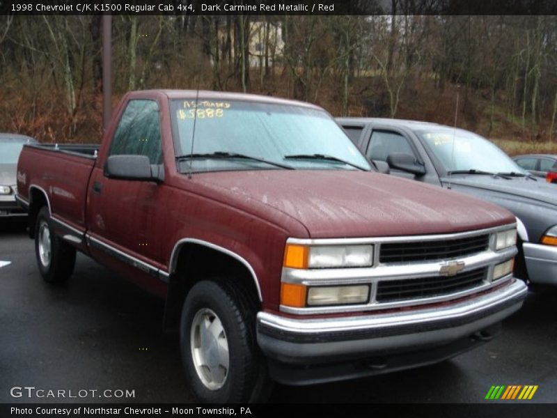 Front 3/4 View of 1998 C/K K1500 Regular Cab 4x4