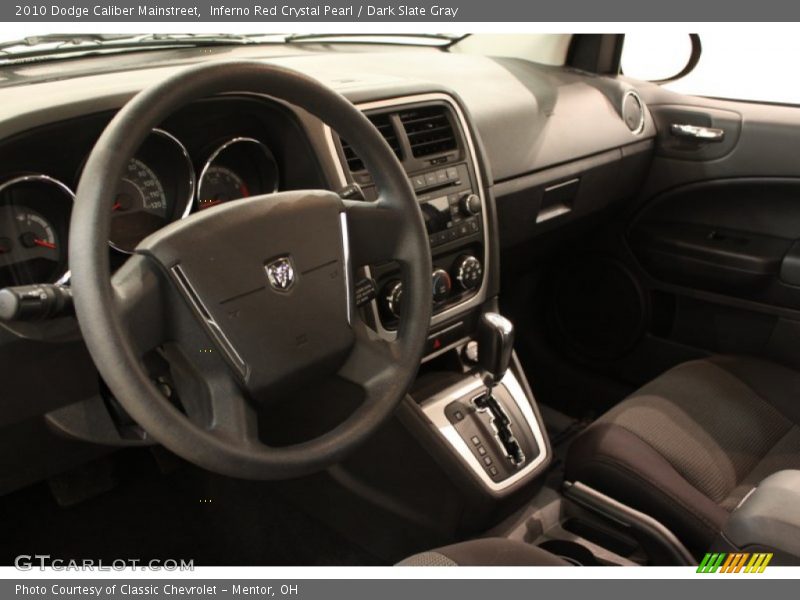 Inferno Red Crystal Pearl / Dark Slate Gray 2010 Dodge Caliber Mainstreet