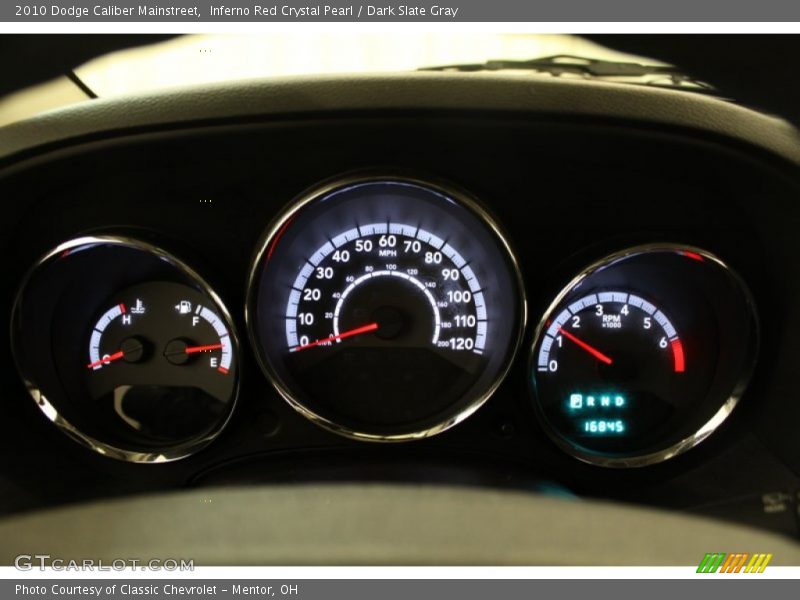 Inferno Red Crystal Pearl / Dark Slate Gray 2010 Dodge Caliber Mainstreet
