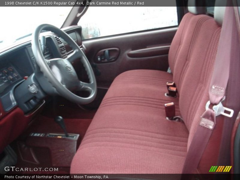  1998 C/K K1500 Regular Cab 4x4 Red Interior
