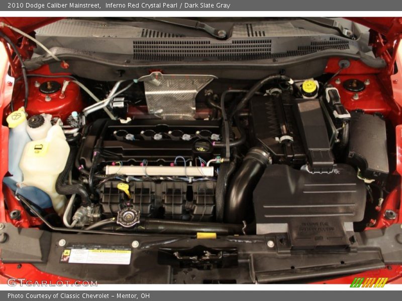 Inferno Red Crystal Pearl / Dark Slate Gray 2010 Dodge Caliber Mainstreet