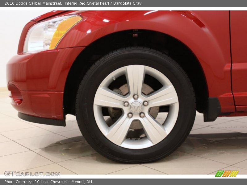 Inferno Red Crystal Pearl / Dark Slate Gray 2010 Dodge Caliber Mainstreet