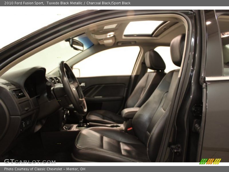 Tuxedo Black Metallic / Charcoal Black/Sport Black 2010 Ford Fusion Sport