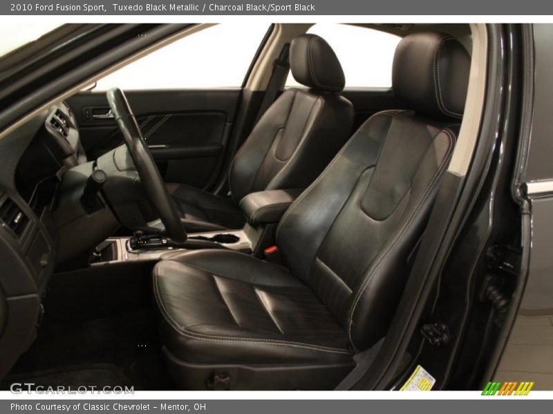Tuxedo Black Metallic / Charcoal Black/Sport Black 2010 Ford Fusion Sport