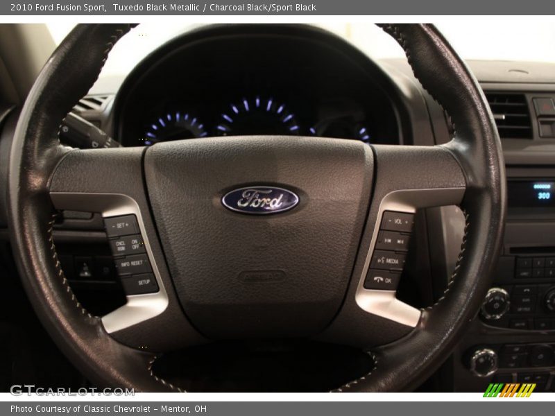 Tuxedo Black Metallic / Charcoal Black/Sport Black 2010 Ford Fusion Sport