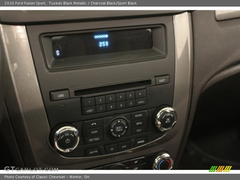 Tuxedo Black Metallic / Charcoal Black/Sport Black 2010 Ford Fusion Sport
