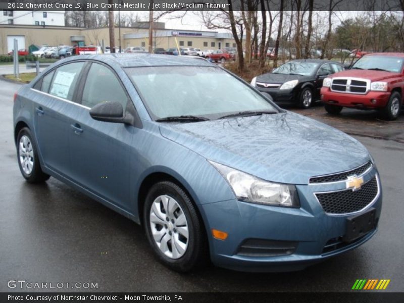 Blue Granite Metallic / Jet Black/Medium Titanium 2012 Chevrolet Cruze LS