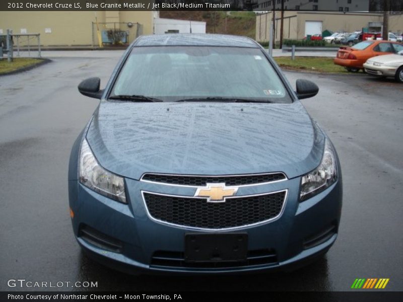 Blue Granite Metallic / Jet Black/Medium Titanium 2012 Chevrolet Cruze LS
