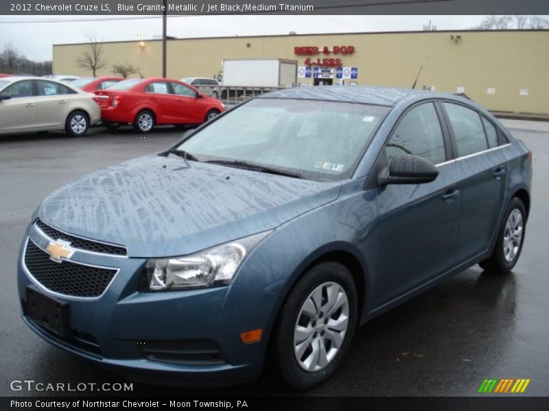 Blue Granite Metallic / Jet Black/Medium Titanium 2012 Chevrolet Cruze LS