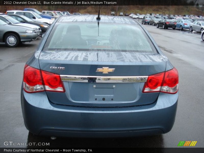 Blue Granite Metallic / Jet Black/Medium Titanium 2012 Chevrolet Cruze LS