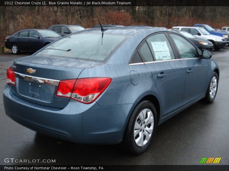 Blue Granite Metallic / Jet Black/Medium Titanium 2012 Chevrolet Cruze LS