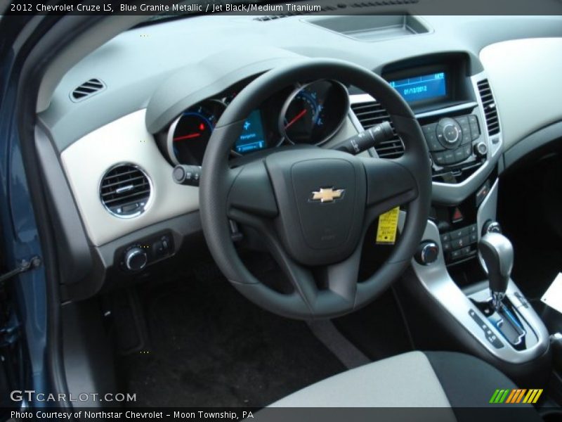 Blue Granite Metallic / Jet Black/Medium Titanium 2012 Chevrolet Cruze LS