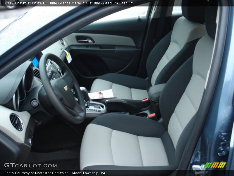 Blue Granite Metallic / Jet Black/Medium Titanium 2012 Chevrolet Cruze LS