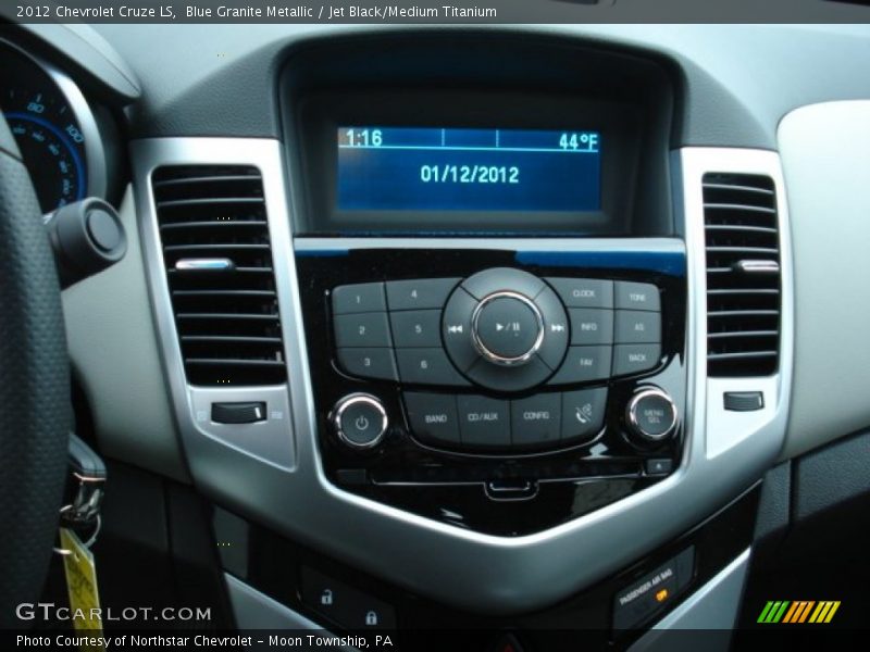 Blue Granite Metallic / Jet Black/Medium Titanium 2012 Chevrolet Cruze LS