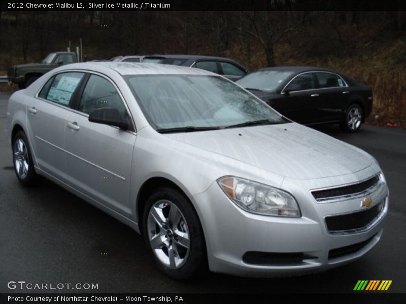Silver Ice Metallic / Titanium 2012 Chevrolet Malibu LS