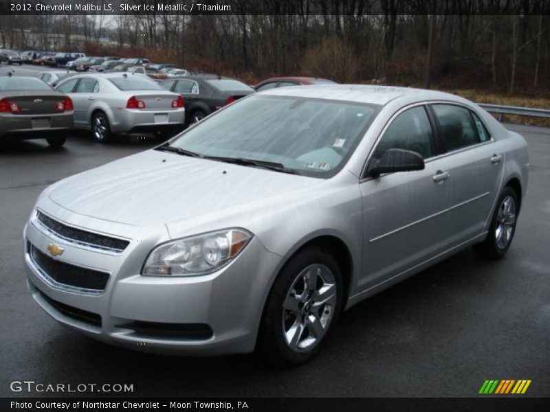 Silver Ice Metallic / Titanium 2012 Chevrolet Malibu LS