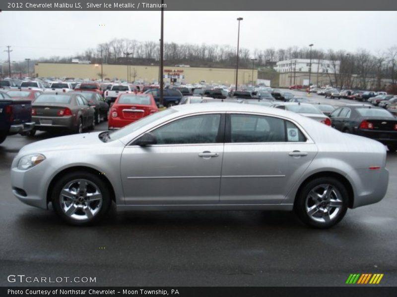 Silver Ice Metallic / Titanium 2012 Chevrolet Malibu LS