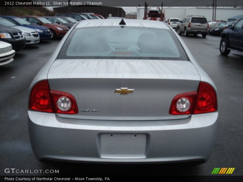 Silver Ice Metallic / Titanium 2012 Chevrolet Malibu LS