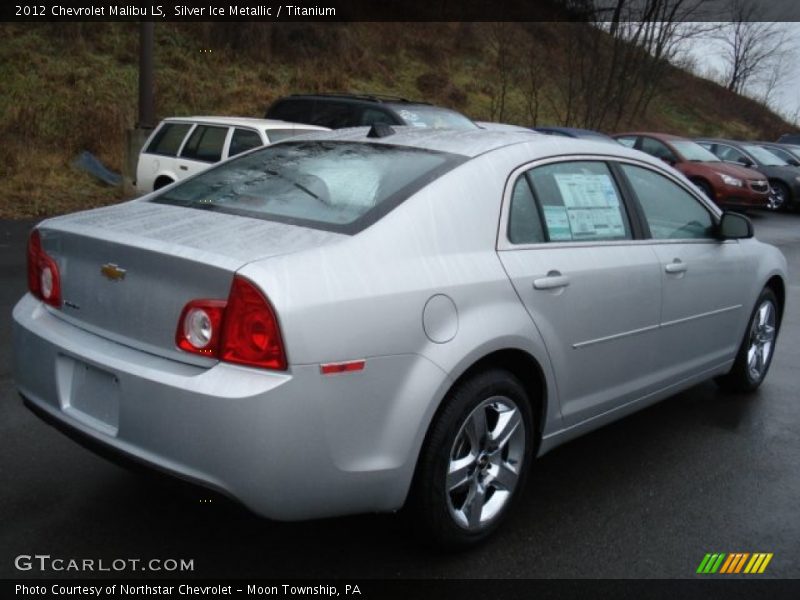 Silver Ice Metallic / Titanium 2012 Chevrolet Malibu LS