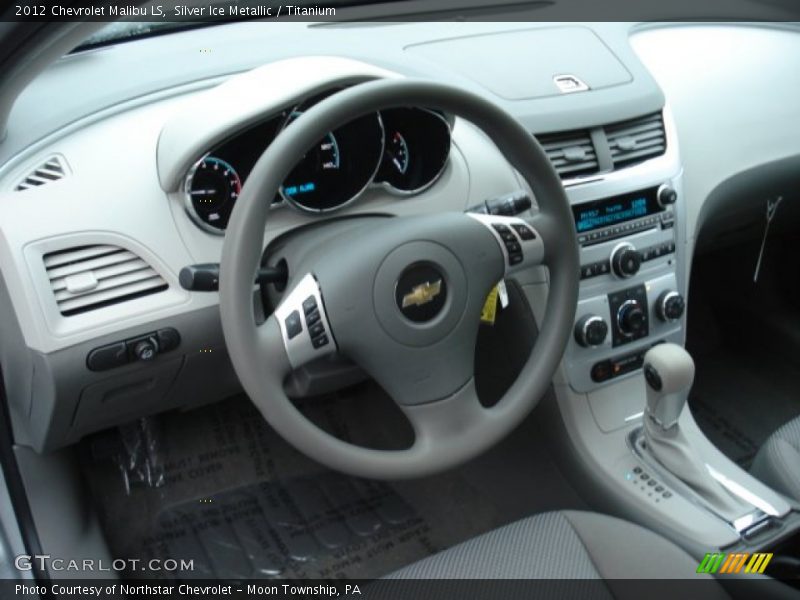 Silver Ice Metallic / Titanium 2012 Chevrolet Malibu LS