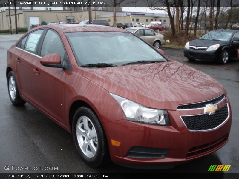 Autumn Red Metallic / Jet Black 2012 Chevrolet Cruze LT