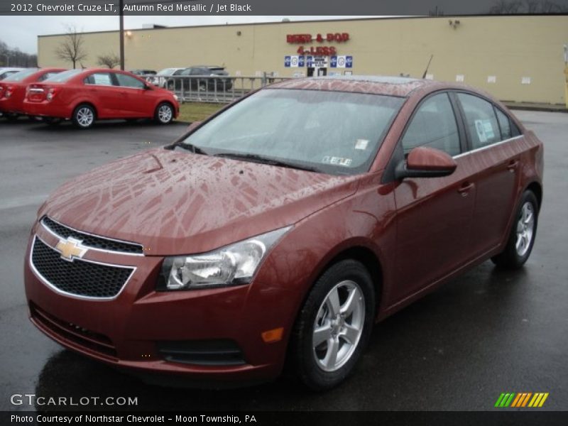 Autumn Red Metallic / Jet Black 2012 Chevrolet Cruze LT