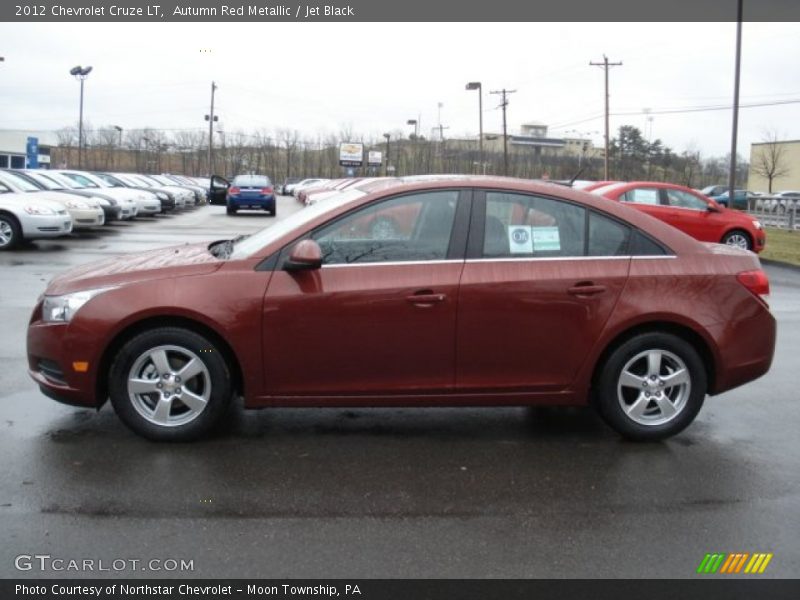 Autumn Red Metallic / Jet Black 2012 Chevrolet Cruze LT