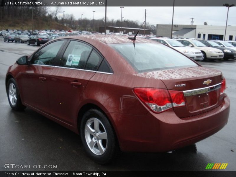 Autumn Red Metallic / Jet Black 2012 Chevrolet Cruze LT
