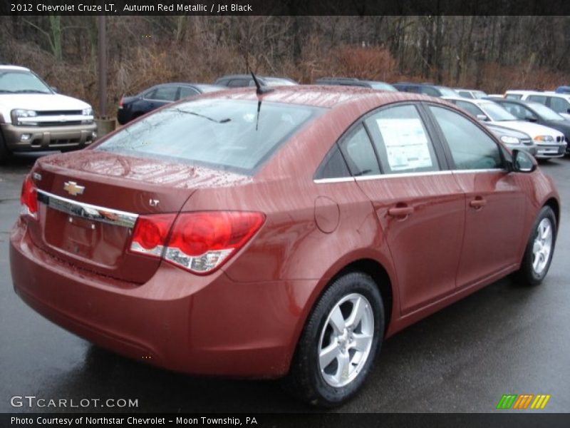 Autumn Red Metallic / Jet Black 2012 Chevrolet Cruze LT