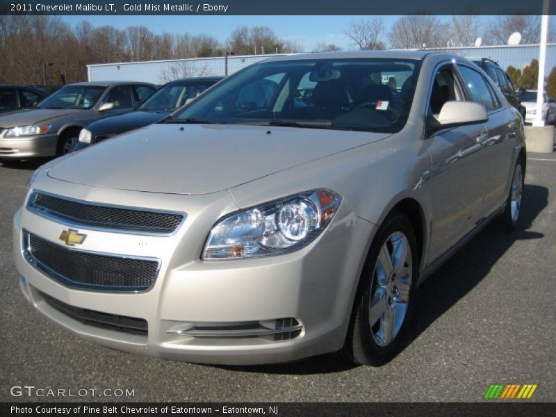 Gold Mist Metallic / Ebony 2011 Chevrolet Malibu LT