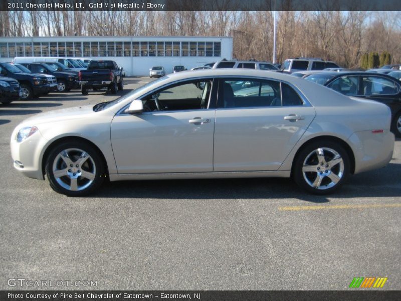 Gold Mist Metallic / Ebony 2011 Chevrolet Malibu LT