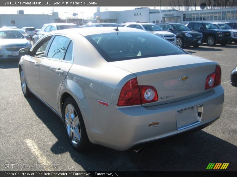 Gold Mist Metallic / Ebony 2011 Chevrolet Malibu LT