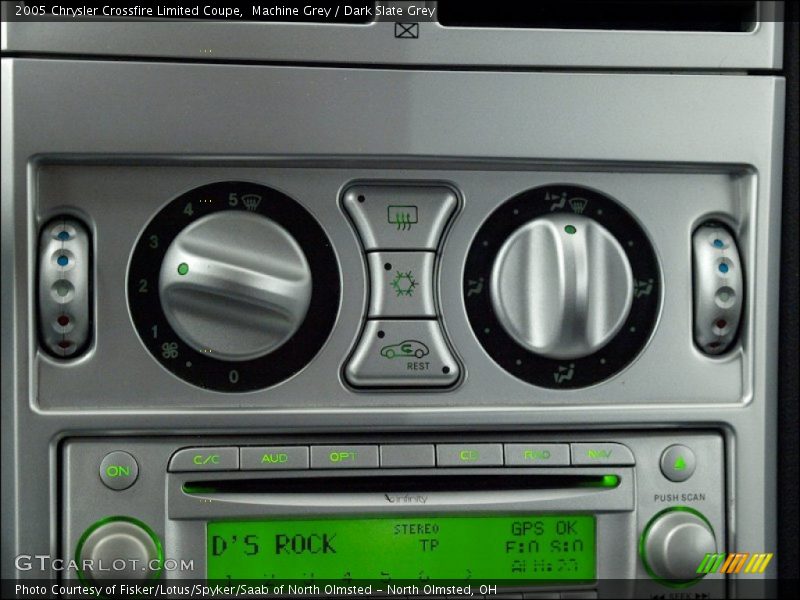 Controls of 2005 Crossfire Limited Coupe