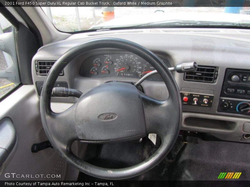  2001 F450 Super Duty XL Regular Cab Bucket Truck Steering Wheel
