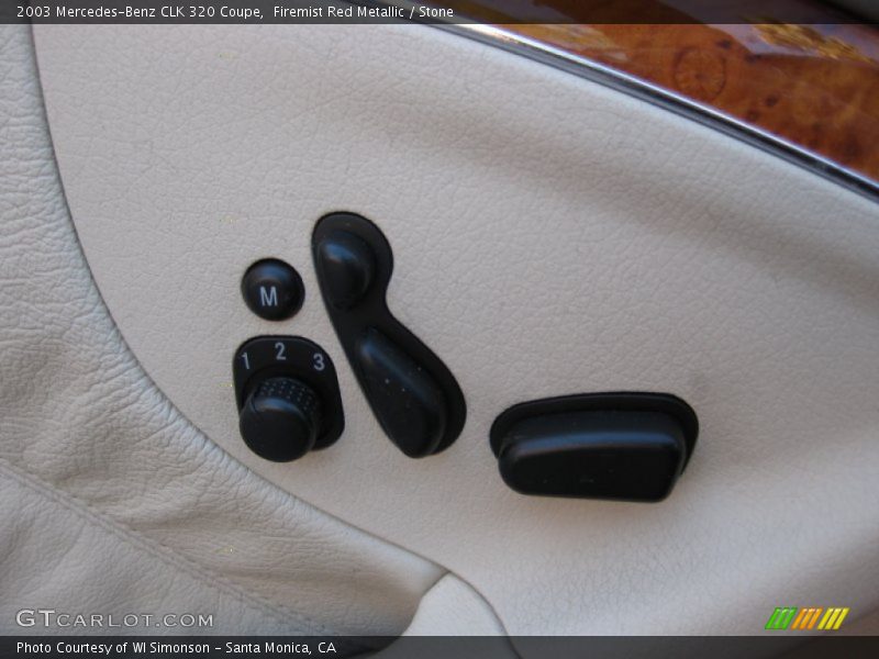 Controls of 2003 CLK 320 Coupe