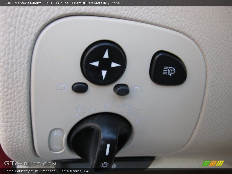 Controls of 2003 CLK 320 Coupe