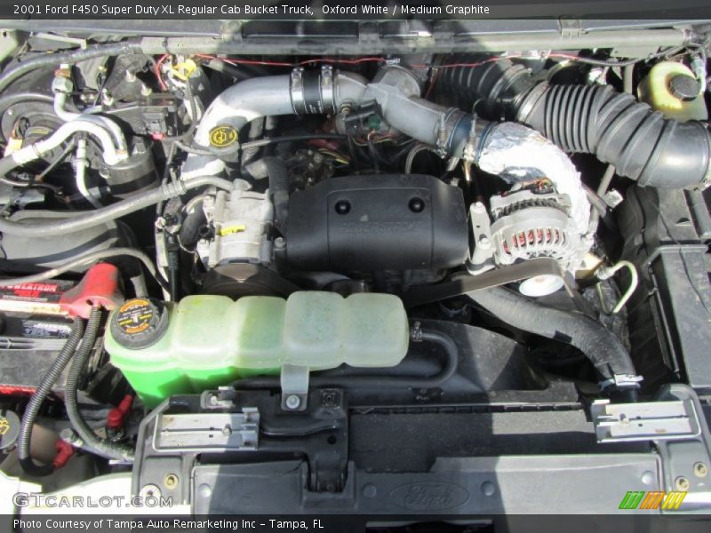  2001 F450 Super Duty XL Regular Cab Bucket Truck Engine - 7.3 Liter OHV 16-Valve Power Stroke Turbo-Diesel V8